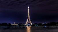 EIFFEL TOWER AT NIGHT