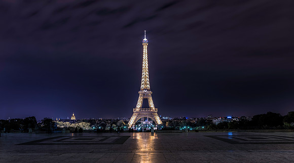 EIFFEL TOWER AT NIGHT