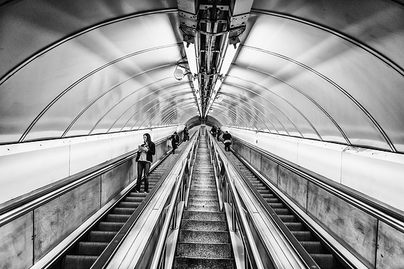WATERLOO STATION ESCALATOR